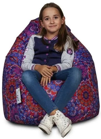 Babzsák Sako Modern poliészter TiaHome - Lila dísz
