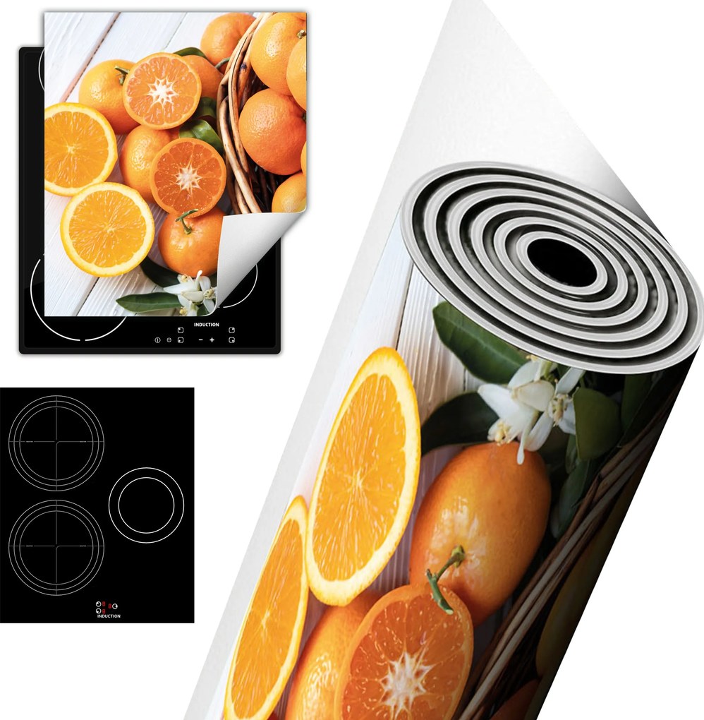 Tűzhelyvédő Szőnyeg Asztali Dekoráció 45x52 Narancssárga fa