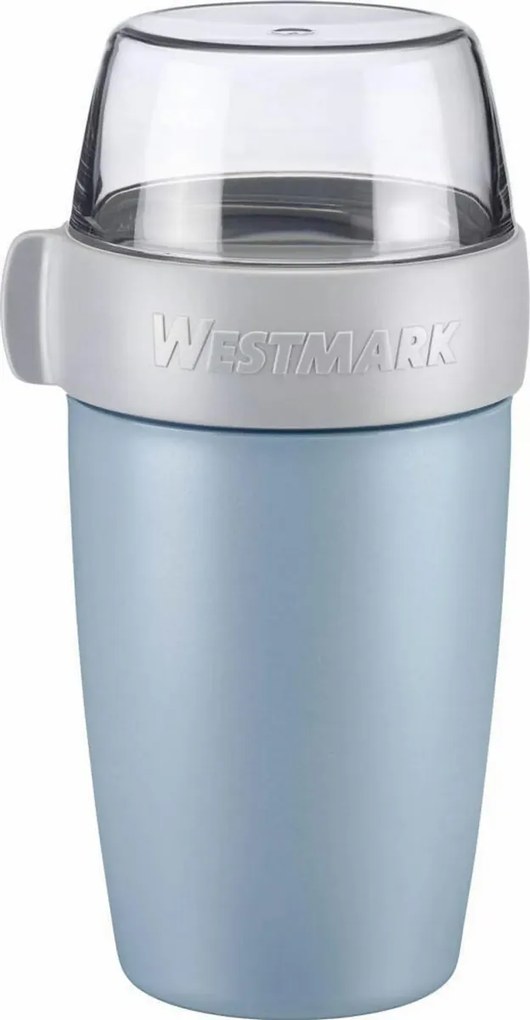 Westmark kétrészes uzsonnás doboz, 700 ml, kék, S