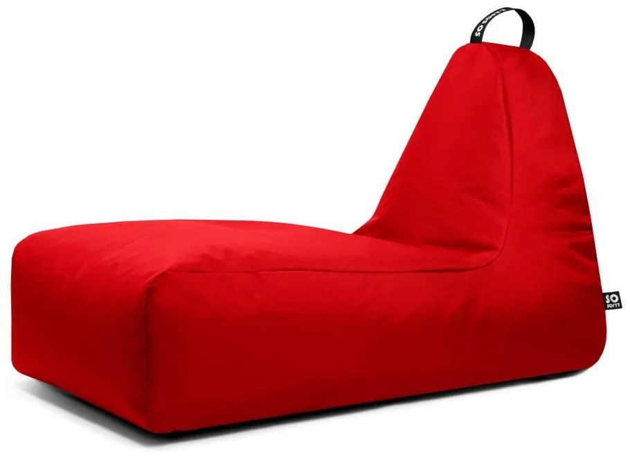 Piros babzsákfotel Chill XXL – So Soft?