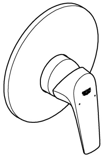 GROHE 29116000 - Zuhanycsaptelep START FLOW fényes króm