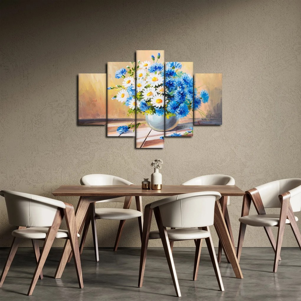 Festett kép egy váza virágról (150x105 cm)