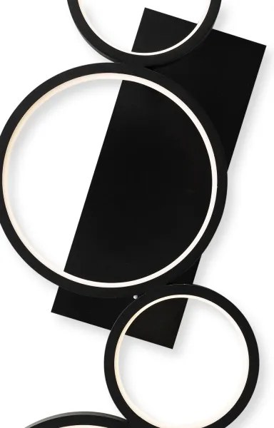 BRILAGI - LED dimmelhető mennyezeti lámpa RINGO LED/34W/230V fekete + távirányító