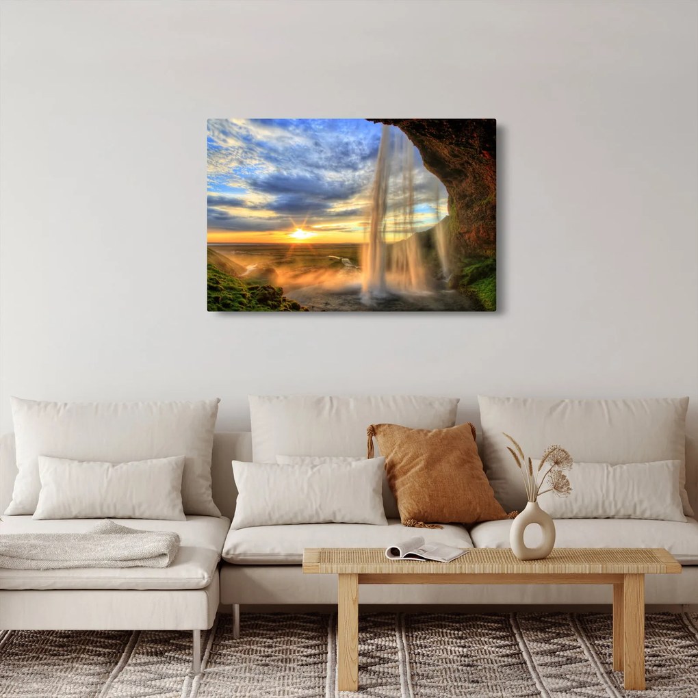 Kép - Vízesés (90x60 cm)