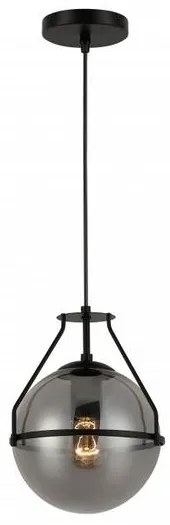 Lámpa Mennyezeti lámpatest DROP 2 , 6984, AC220-240V, 50/60Hz, 1*E27, max.25W, átmérő 21 cm, fekete