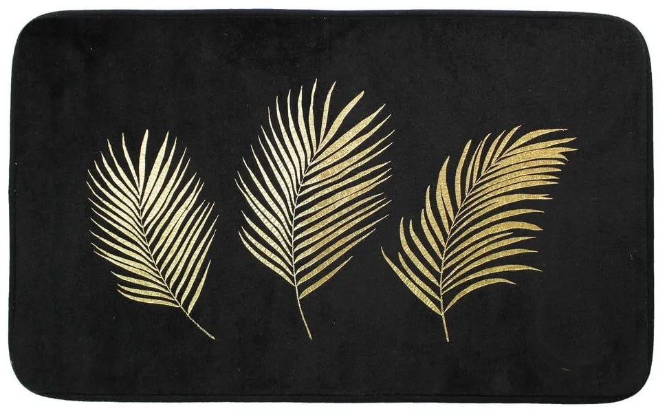 Fekete-aranyszínű fürdőszobai kilépő 45x75 cm Orbella – douceur d'intérieur