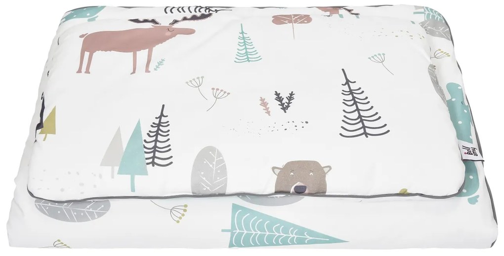 Paplan és párna szett kiságyba IN THE WOODS, S méret