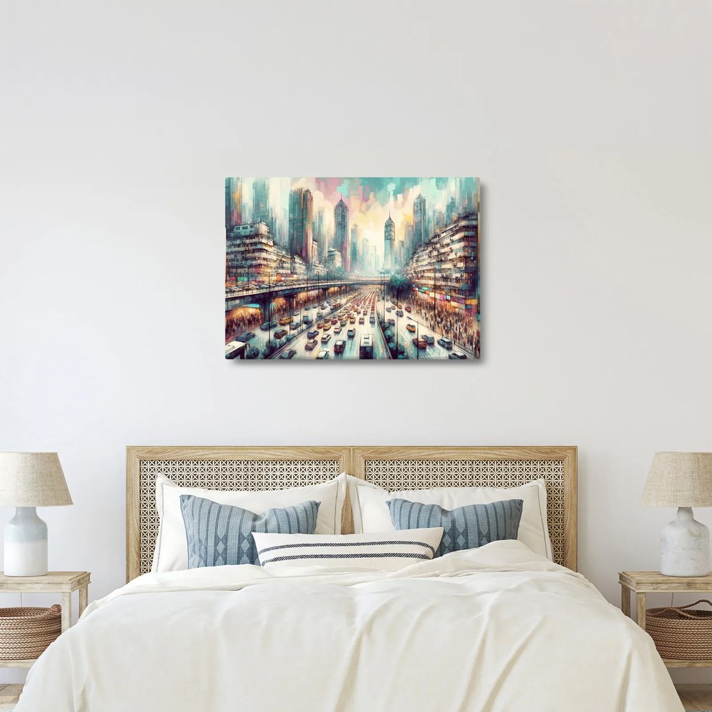 Kép - Városi élet (70x50 cm)