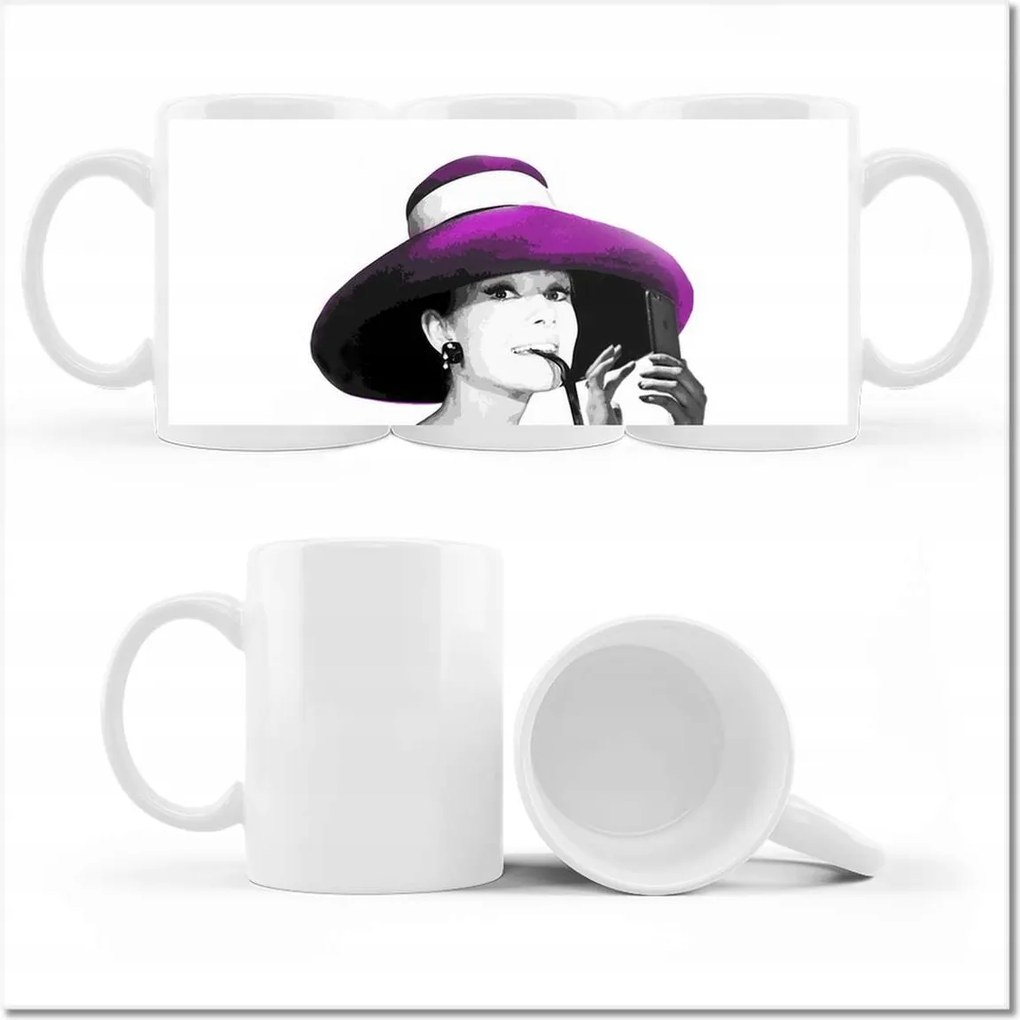 Fotó bögre Selfie Audrey Hepburn