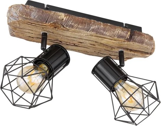 Globo 54017W-2 - PRISKA 2xE27/60W/230V spotlámpa