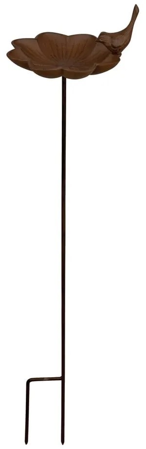 Madár figurás öntöttvas álló madáretető, magasság 91 cm - Esschert Design