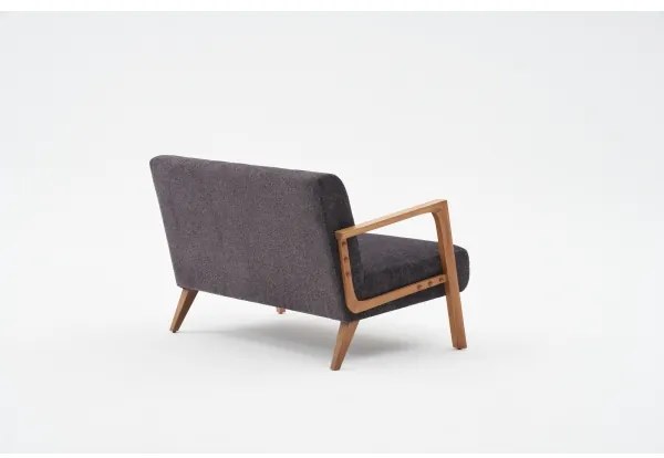 TUMI antracit kétszemélyes kanapé