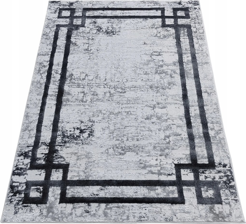 Szőnyeg 200x290 Modern Puha Nappali Szürke