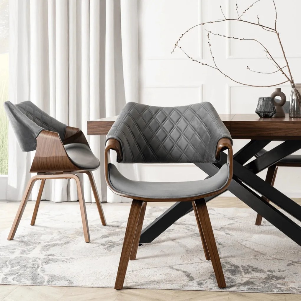 Szürke Bársony Étkezőszék. LUISE