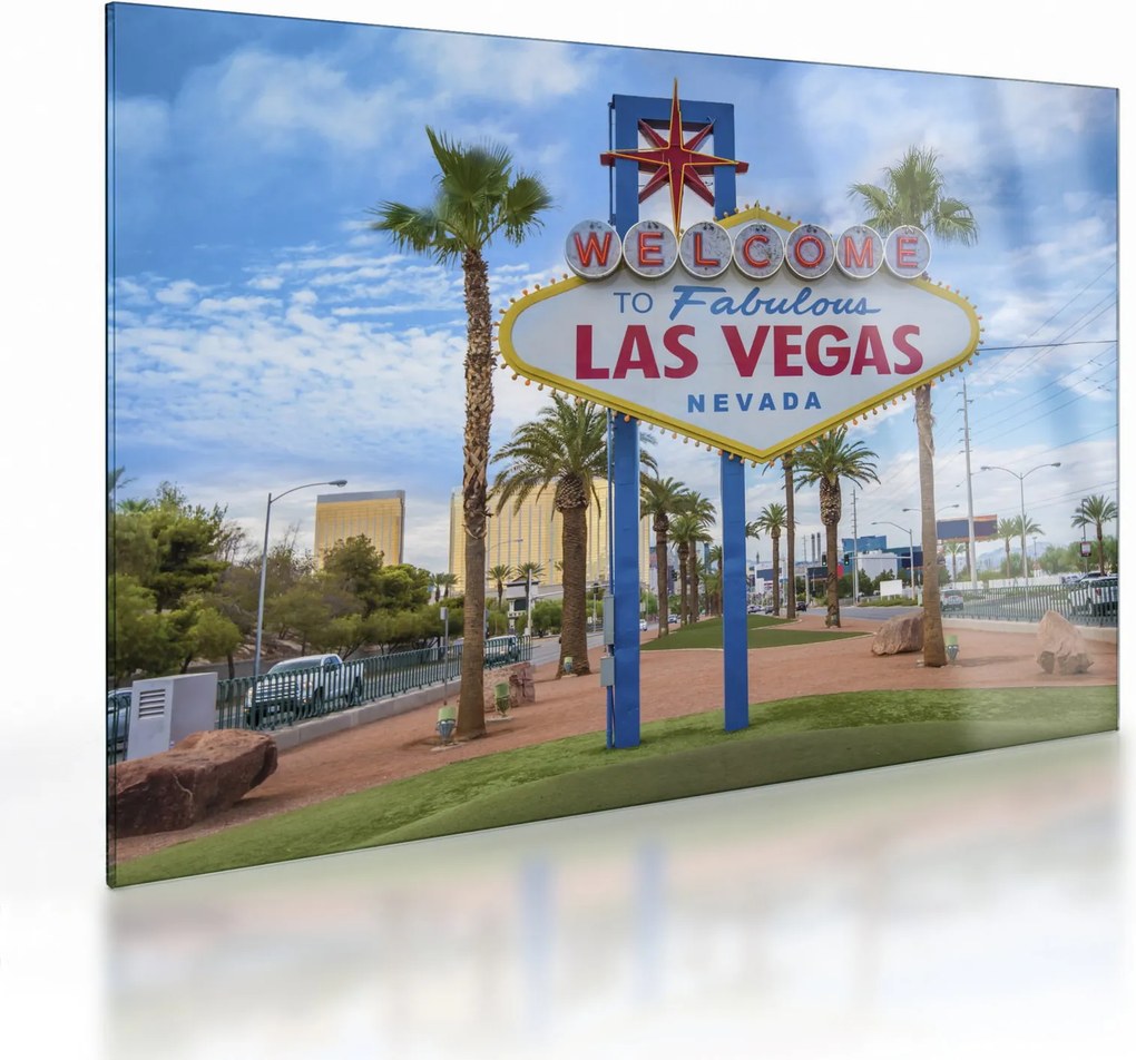 Kép - Las Vegas (üvegen) (70x50 cm)