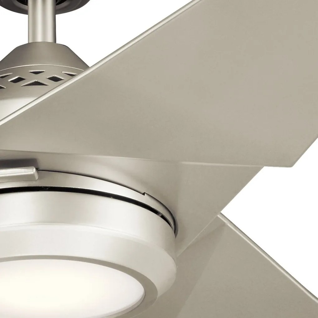 KICHLER KLF-JADE-60-BN JADE Ventilátoros lámpa Nikkel, Ezüst LED IP44