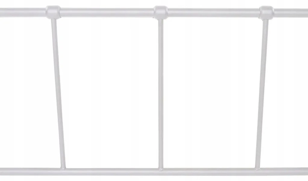 Fém ágykeret fehér színben. 90x200 cm PABLO