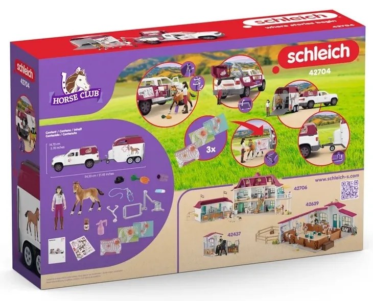 Schleich 42704 Mobil állatorvos pótkocsival