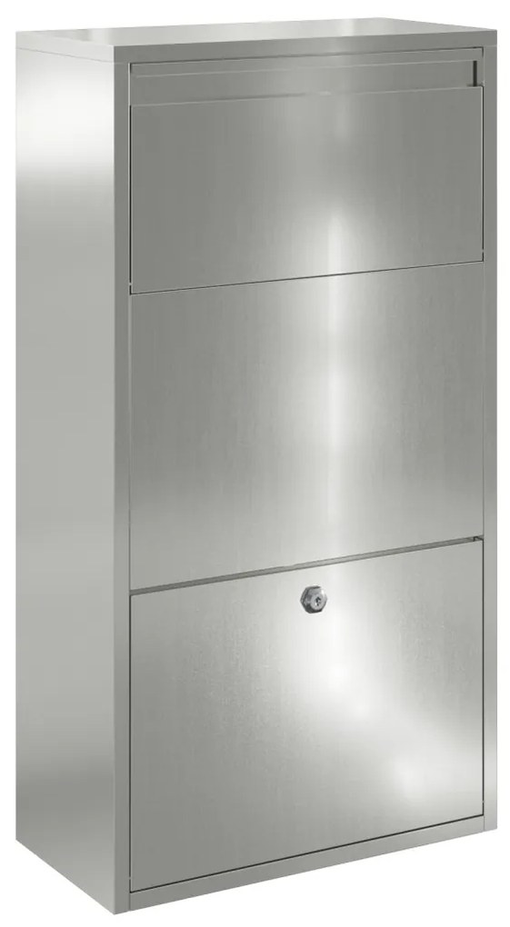 Csomagleadó doboz 44x22x82 cm Galvanizált acél