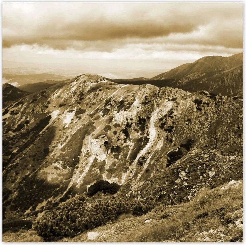 Poszterek 30x30 Tátra Lengyel hegyek Kilátás