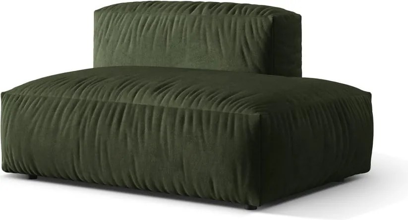 Zöld bársony kanapé modul (jobb oldali) Martina – Micadoni