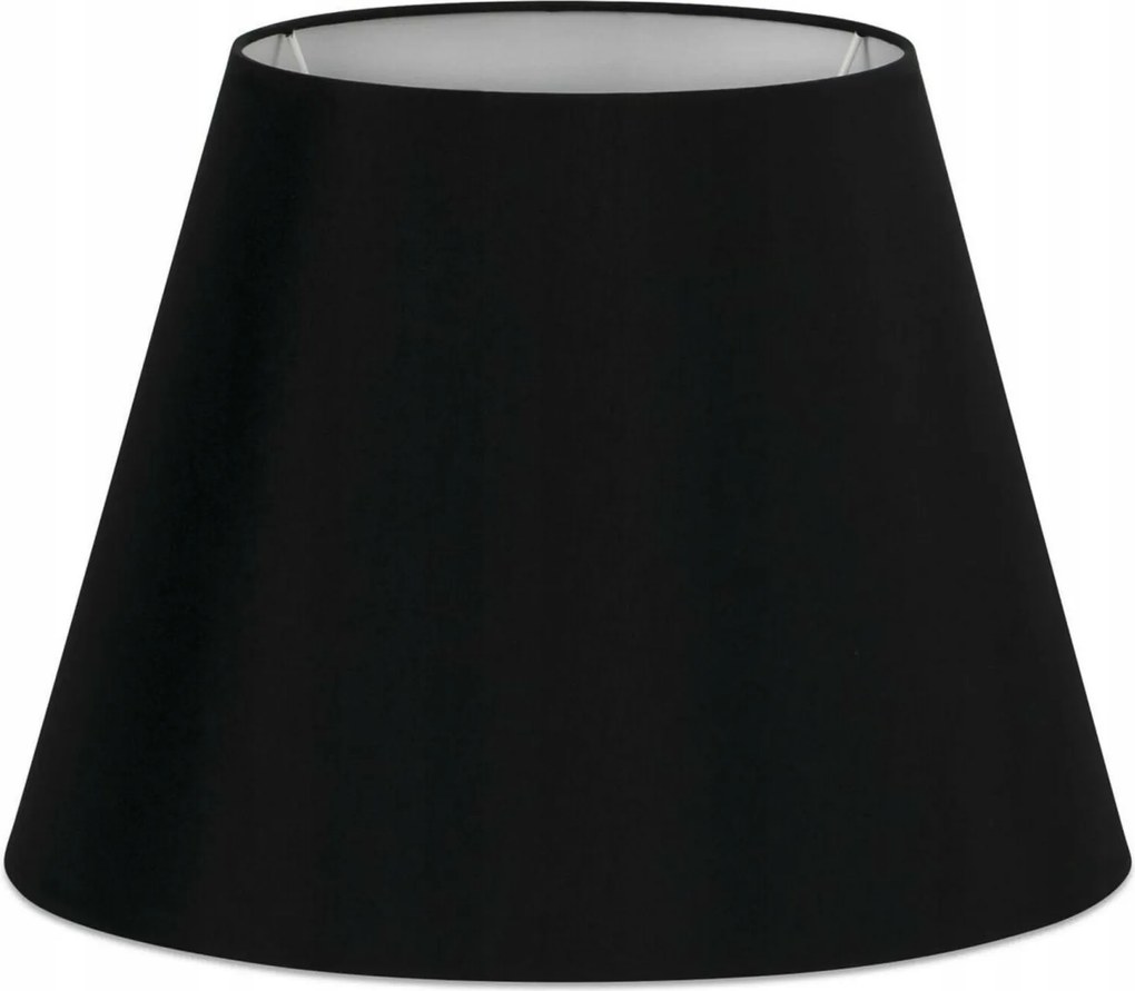 Faro textil lámpaernyő fekete, átmérő 400 mm, magasság 290 mm