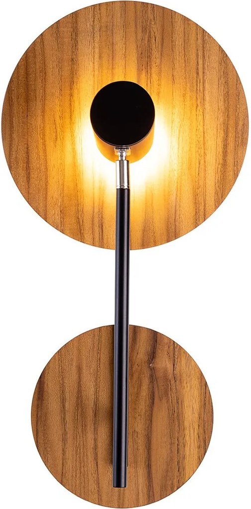 Quintiesse modern skandináv fali lámpa dot fa elsqn-dot-wb1-teak