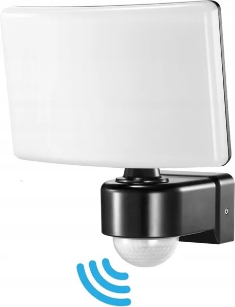 30W IP65 Homlokzati Halogén Led Fali Lámpa Mozgás- És Szürkületérzékelővel