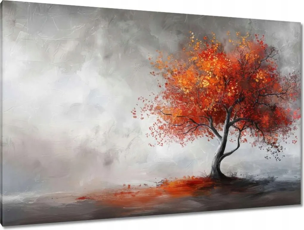 Vászonkép 120x80 Fa tüzes színekben