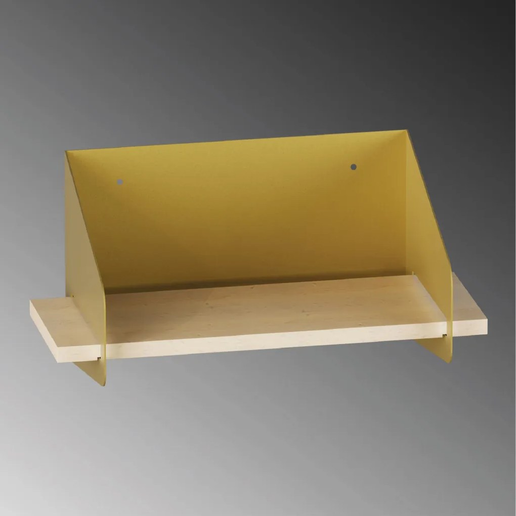 Fali polc, arany, 40 cm