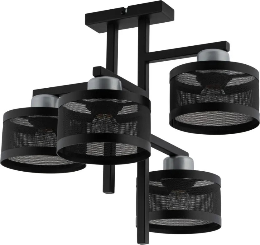 SIGMA LIGHTING 32136 OFF Ernyős Mennyezeti Lámpa Fekete, Ezüst E27 IP20