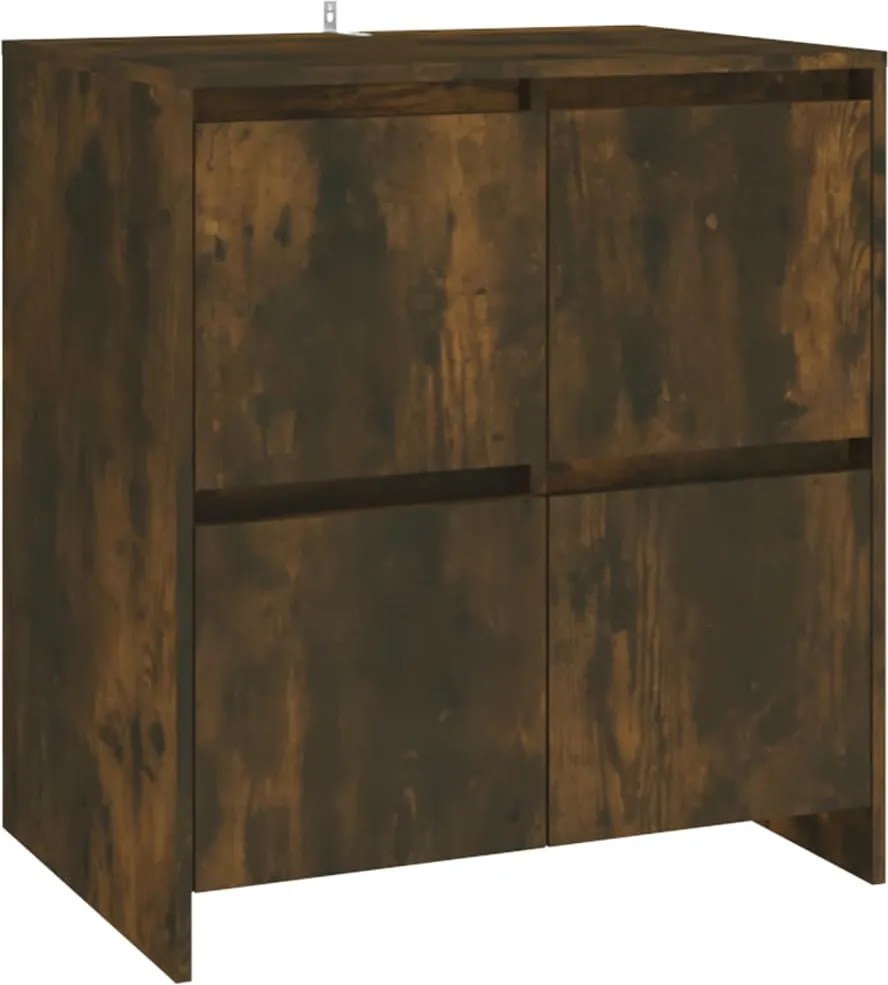 vidaXL sonoma tölgy színű szerelt fa tálalószekrény 70x41x75 cm