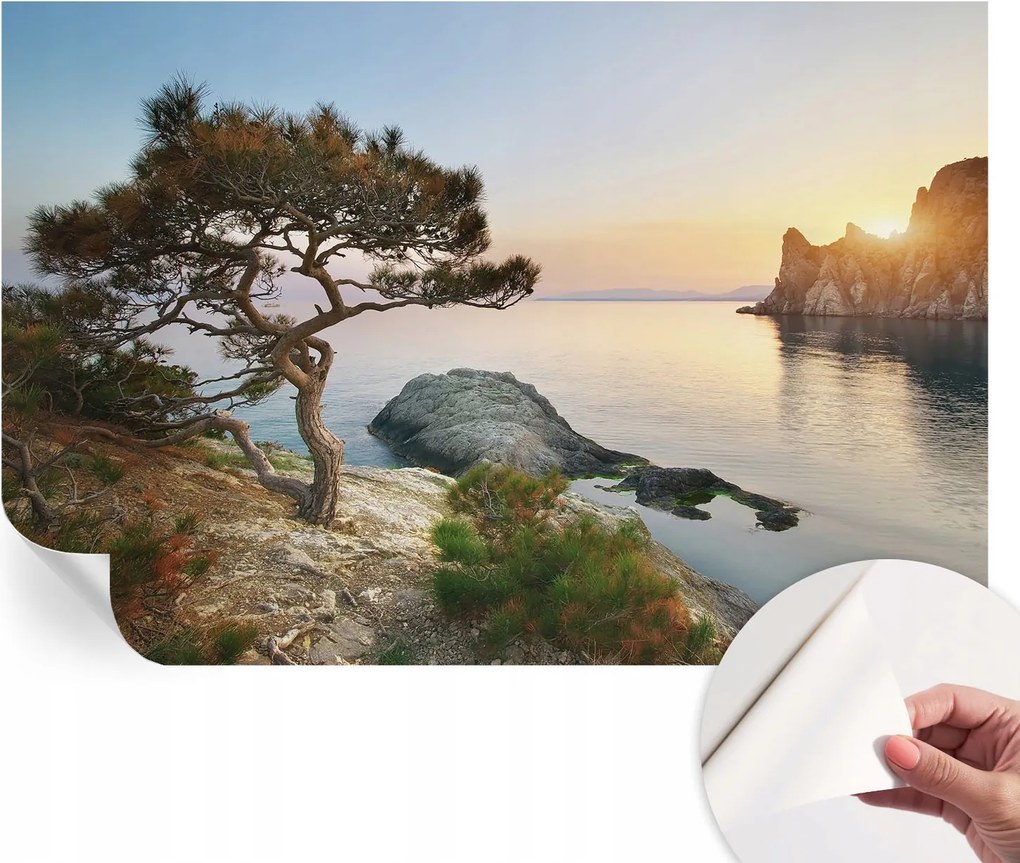 Mosható öntapadós fotótapéta étkezőbe Nyugodt természet 104x70 cm