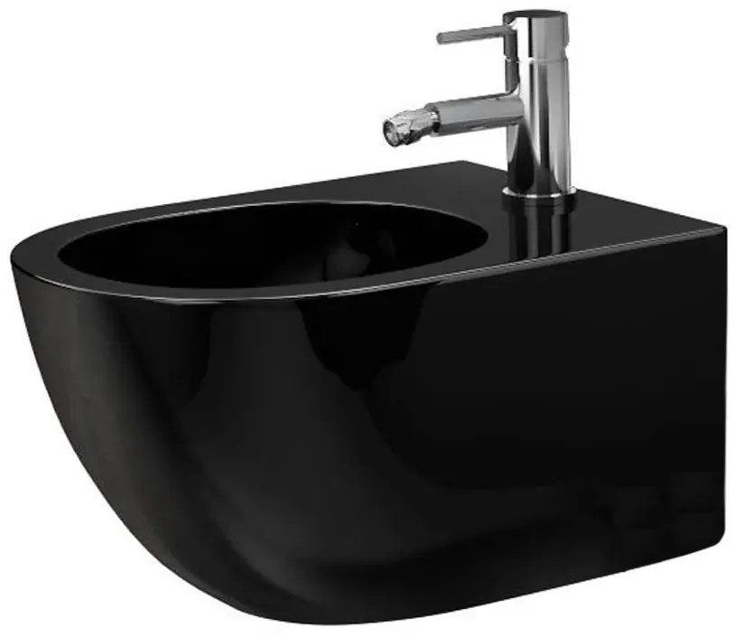Bidé Carlo Mini black shiny