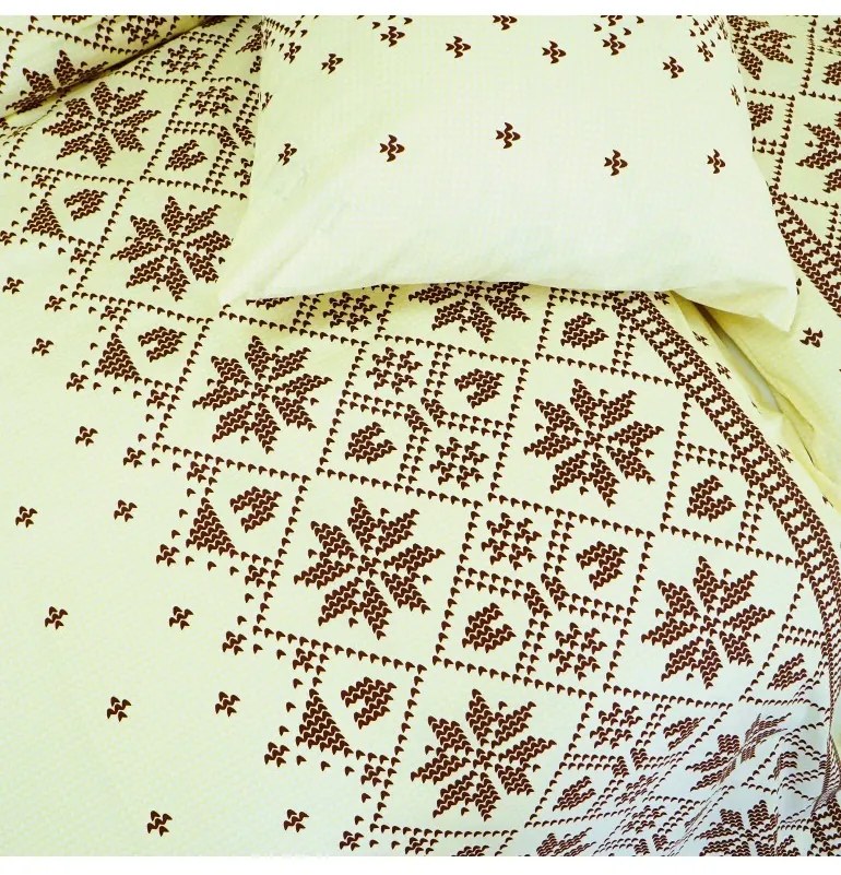 EMI Etno ágyneműhuzat, A standard egyszemélyes ágy szett tartalma: 1x 140x200 + 1x 70x90