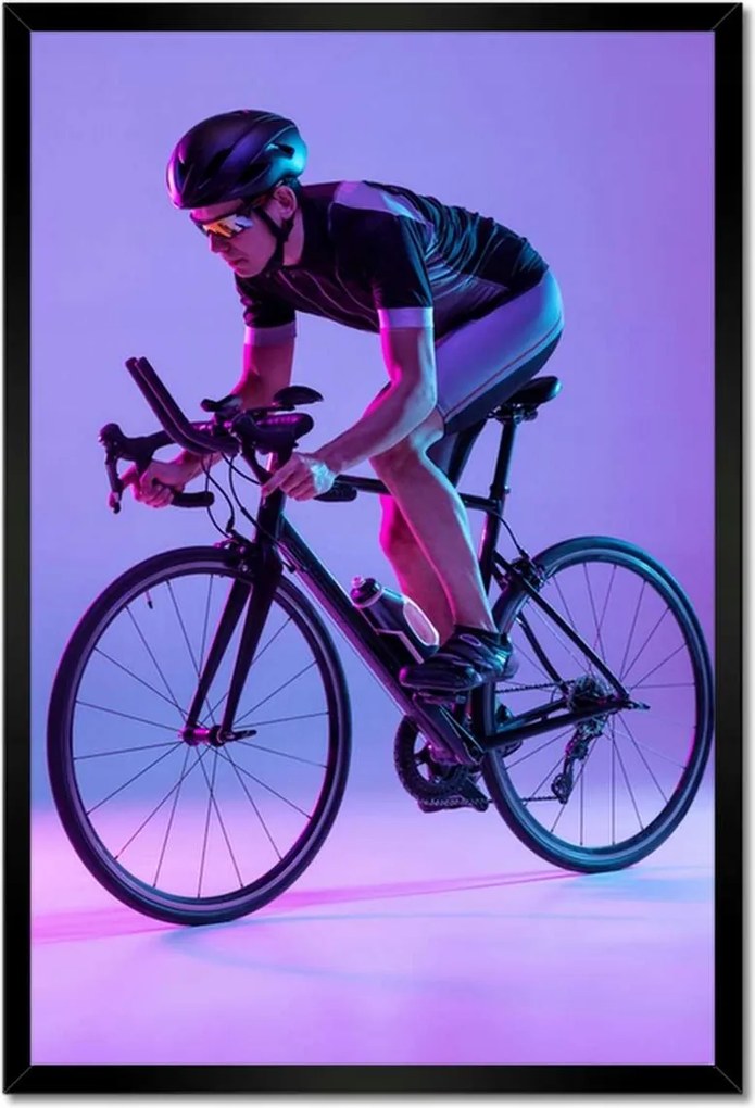 Poszterek keretben 40x60 Kollázs Kerékpározás
