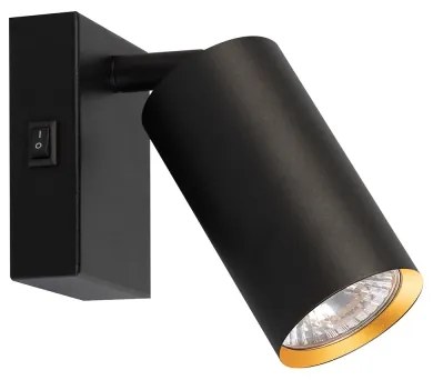 Brilagi SELE LED-dimmelhető, falra szerelhető spotlámpa 1xGU10/6W/230V fekete/arany