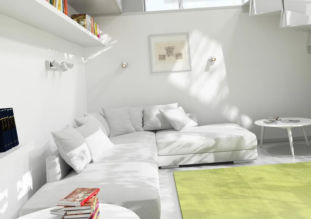 RENDL DUGME I bílá/antracitová 230V GU10 35W