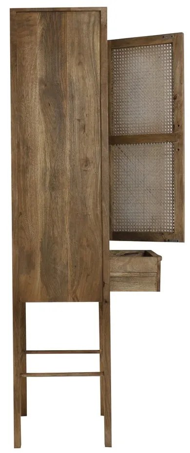 Barna mangófa szekrény 45x180 cm Nipas – Light &amp; Living