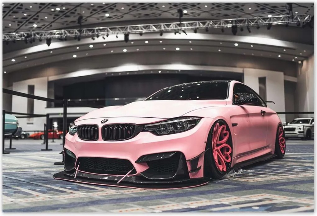 Poszterek 200x135 Rózsaszín Bmw Autó