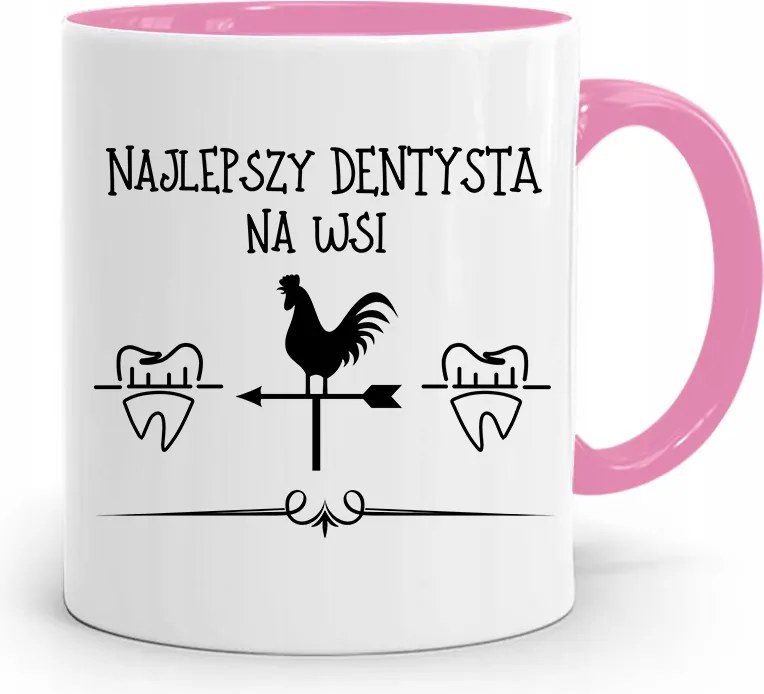 Rózsaszín Fogorvos Ajándék Bögre Vidéken A Legjobb fotónyomtatással
