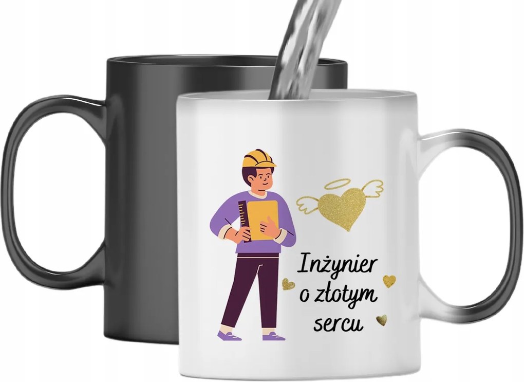 Mágikus Bögre Mérnöknek Színváltós, fényképes nyomattal