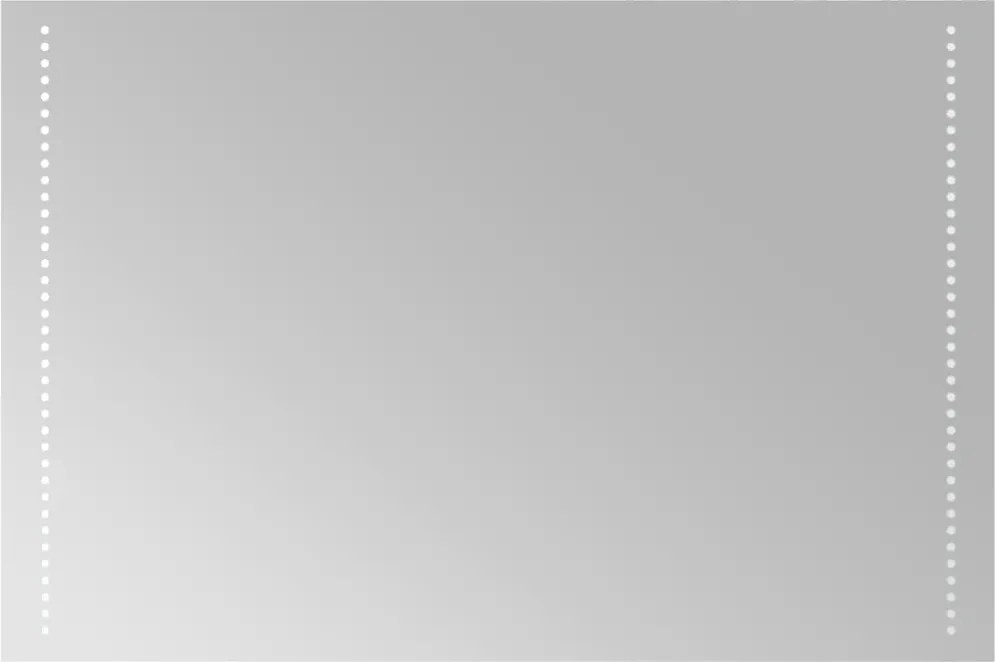 vidaXL LED-es fürdőszobatükör 60x90 cm