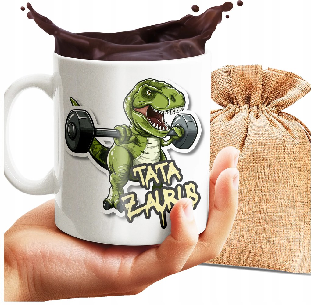 Bögre Nyomtatott Apa Zaurus Vicces Ajándék Apák Napja