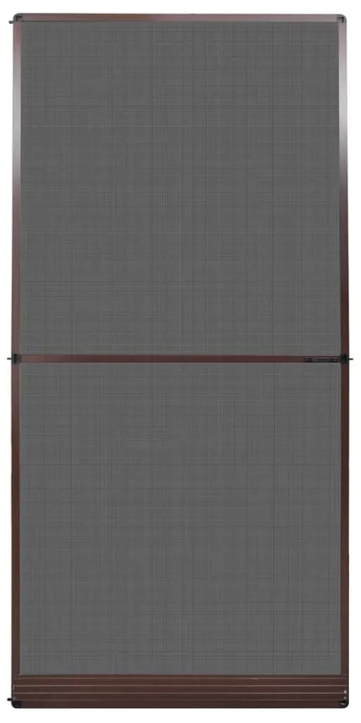 vidaXL barna zsanéros ajtó szúnyogháló 120 x 240 cm