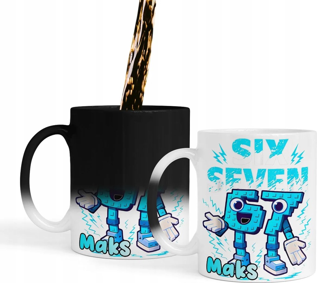 Mágikus Bögre Six Seven Brainrot 67 Trend Játék Hat Hét Név