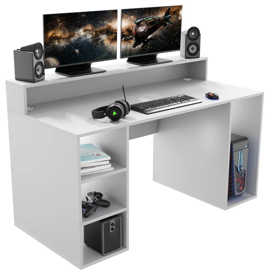 Gamer PC asztal Endechor (fehér). 1054993