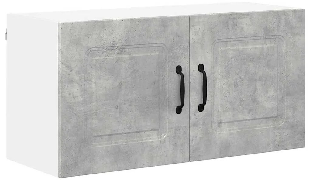 Fali konyhaszekrény Beton Szürke 80 x 31 x 40 cm Faanyag
