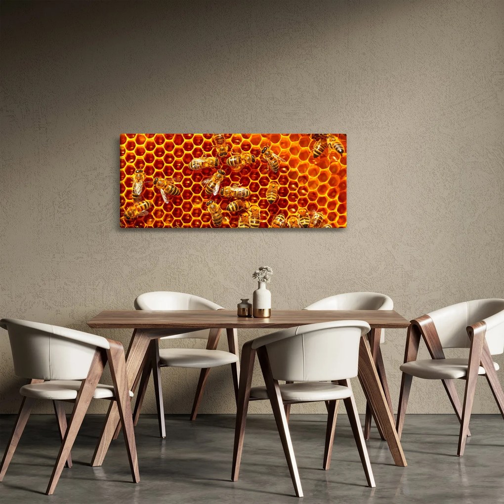 Kép - Méhsejtes (120x50 cm)