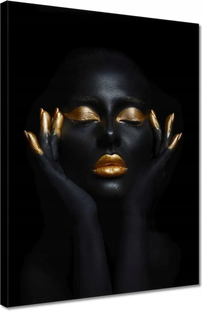 Vászonkép 30x40 Arany meditáció